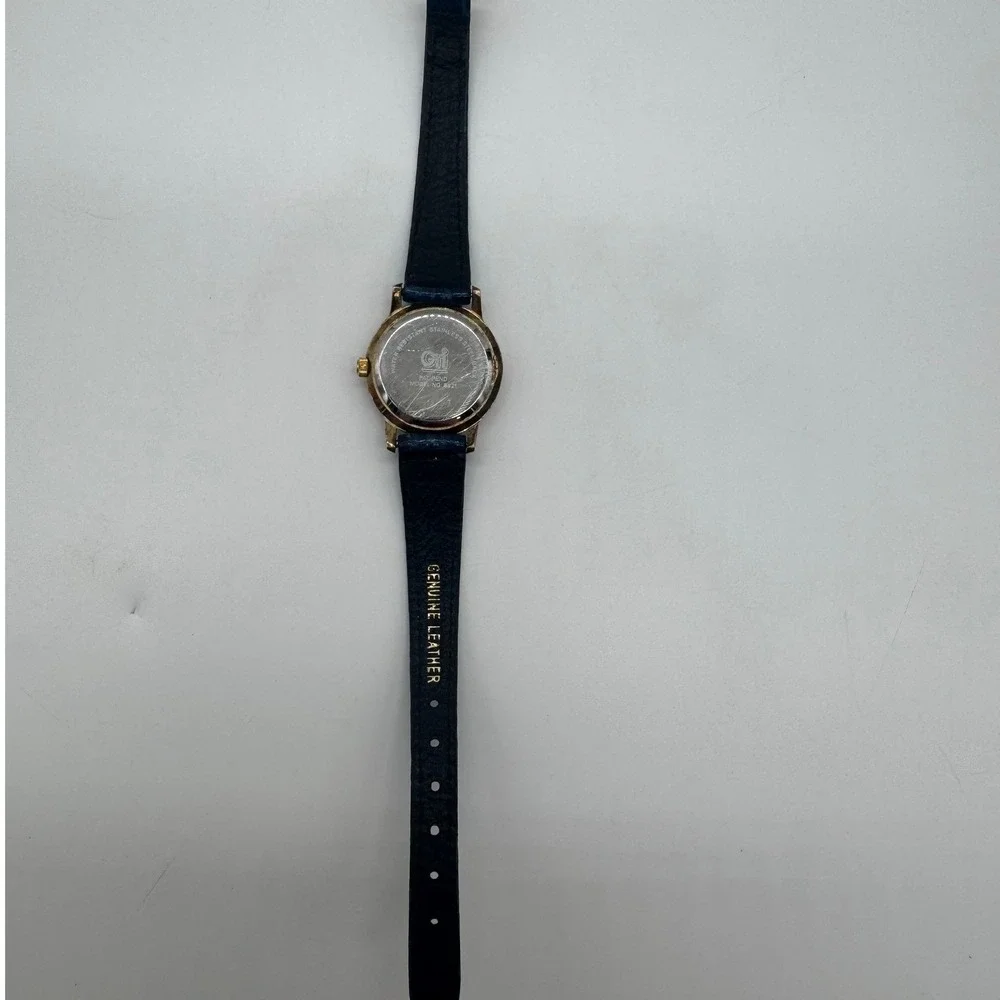 Axcess Gemstone Moon Phase Watch Blue Leather Strap Mother of Pearl parts
